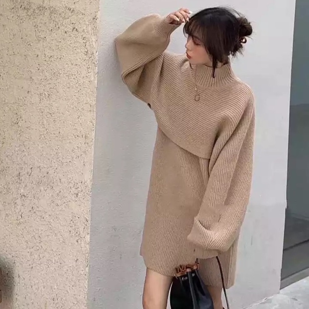 2-Piece Sweater and Dress Set - Picture 2 of 16